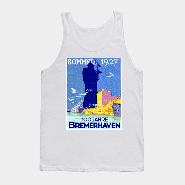 1927 Bremerhaven Germany Tank Top by historicimage